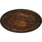 Ekena Millwork Milton Ceiling Medallion (Fits Canopies up to 7 7/8"), Hand-Painted Rust, 40 5/8"OD x 1 3/4"P CM40MIRUS - alternate 3